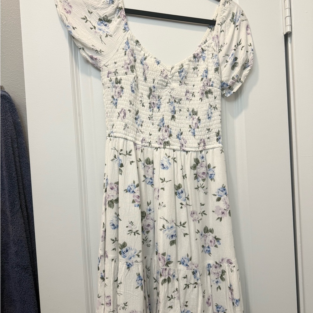Floral Puff Sleeve Dress